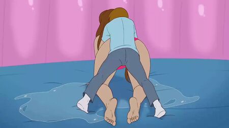Milftoon Draması - Evdeki milf Linda'ya sürtünmek