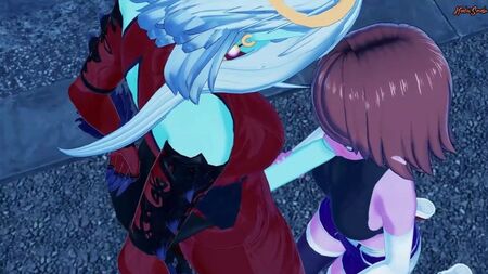 Futa Demon Towa, Chronoa'yı beceriyor - Dragon Ball Super Hentai