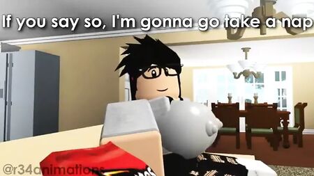 Roblox'ta büyük göğüslü Angela ve Jack'in kocaman penisi