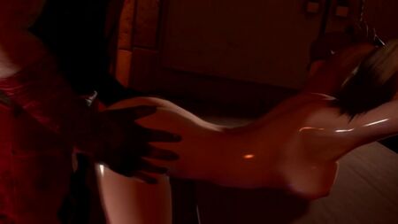 3D porno - Harley Quinn'in İhaneti (DC Comics seks, anal)