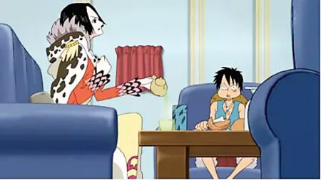 Boa Hancock, Luffy'ye sataşıyor (One Piece)