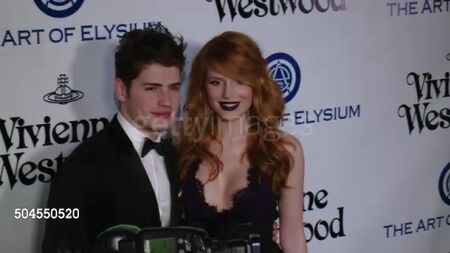 Bella Thorne ve Gregg Sulkin, The Art of Elysium'un Dokuzuncu Geleneksel Heaven Galası'nda