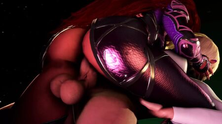 Blackfire, Power Girl'den İçine Boşaltılıyor
