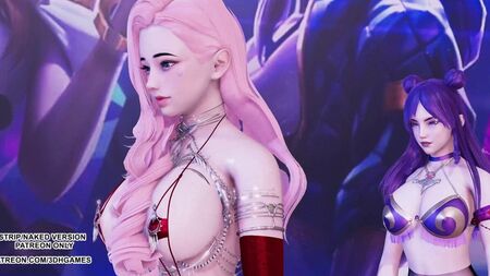 HYUNA – Takımla birlikte, Ahri, Kaisa, Seraphine, League of Legends KDA