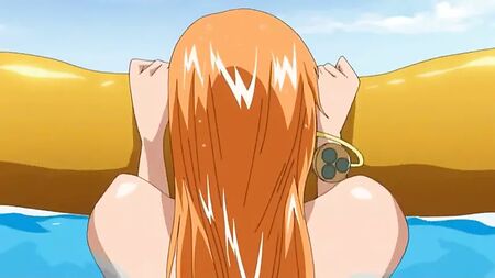 Nami, bikinili haliyle çok seksi ve çekici (One Piece)