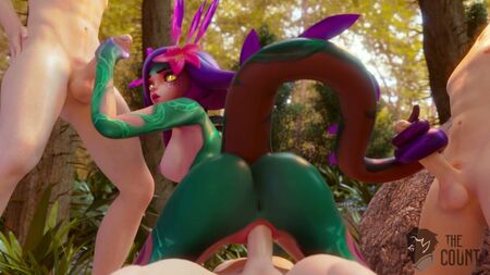 League of Legends - Neeko Üçlü Seks: Her Delik Dolduruldu (Sesli Animasyon)