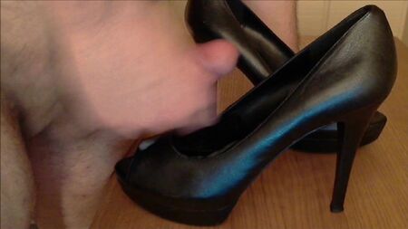 Sikiş ve Boşalma Peeptoe Platform Topuklu Ayakkabılar