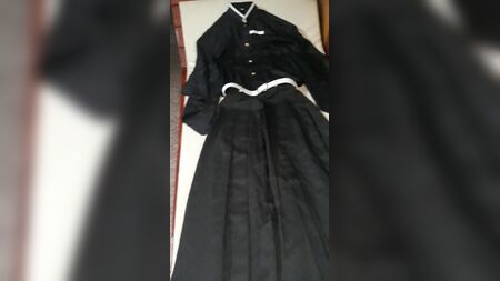 Demon Slayer Muichirou Cosplay Kostümü Üzerine Boşalma