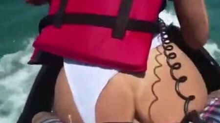 Aruba'da jetski seksi