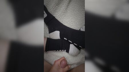 Nike Elite çoraplarına boşal