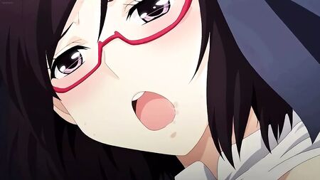 Sik emmeyi öğrenen sevimli anime kızı