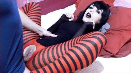 Seksi Gotik üvey kız kardeş - Mavis Cosplay
