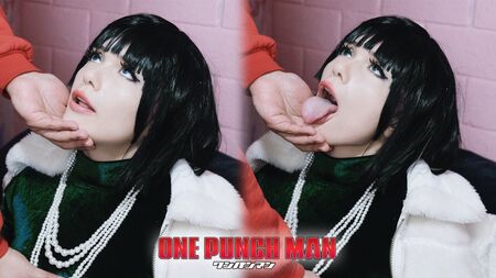 Zengin sürtük senin seks kölen oluyor - Fubuki Cosplay (One Punch Man)