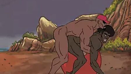 Siyah Eşcinsel Çizgi Film