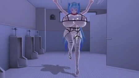 MMD R-18: Kocaman Göğüslü Miku GENTLEMAN