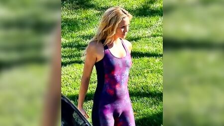 Kate Hudson'ın yoga çekiminden kareler