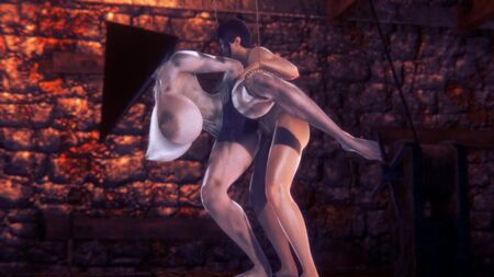 Piramit Kafalı Kadın Sertçe Sikişiyor: Silent Hill Hentai Parodisi