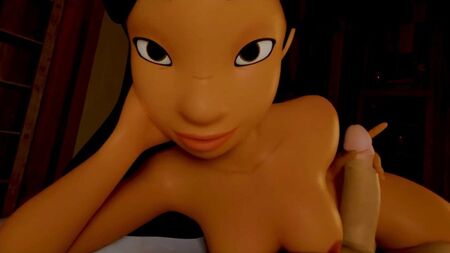 Nani Sana Ayakla Mastürbasyon Yapıyor - Lilo ve Stitch