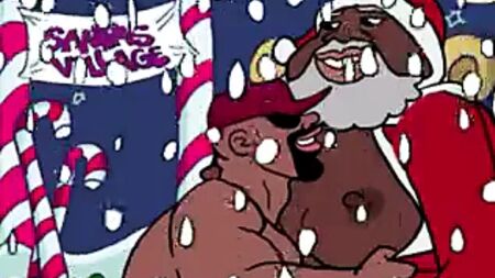 Siyah Noel Baba Animasyonu