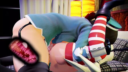 MMD - Takao ve Shimakaze'nin Futanari Anal Seks