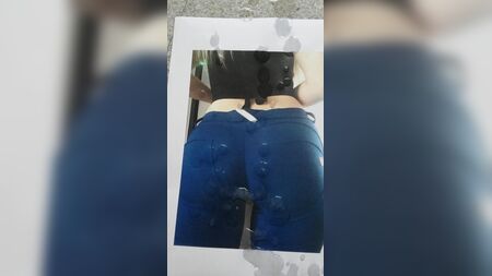 Freddy'nin kot pantolonlu kıçına boşalma