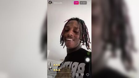 Rapçi Famous Dex, Instagram canlı yayınında oral seks yaptırıyor