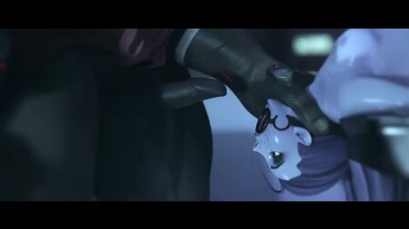 Widowmaker x Doomfist - BDSM; oral seks; minet; oral seks; deepthroat; facefuck; orgazm; cumshot; 3D seks porno hentai; [Overwatch]