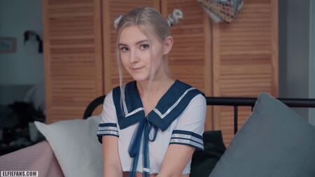 Eva Elfie - Kawaii Schoolgirl Gets Creampie and Facial ## sarışın rus sevimli genç büyük memeli üniforma seks porno Rus porno