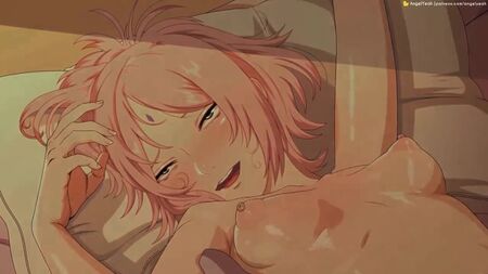 Naruto Sakura'yı ziyaret etti ve sonunda içine boşaldı
