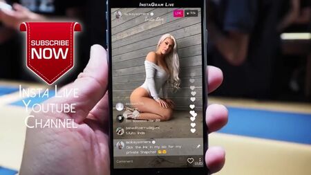 Laci Kay Somers Instagram'da Canlı Yayında Sıcak Fotoğraf Çekimi @Lacikaysomers