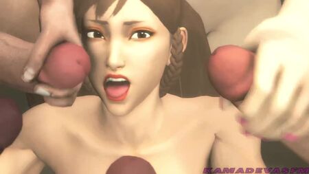 3D porno - Büyük Turnuva — Chun Li vs Juri Han (Sansürsüz Sürüm)