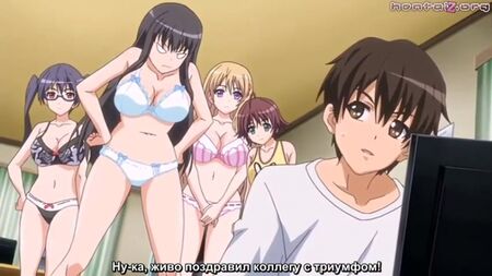 Eroge! 3-5 YARE Hentai adlı hentai oyununu yaratırken kendinden geçmek