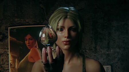 (Sesli) Lara Croft'un Başı Dertte tam sürüm: tek başına mastürbasyon [Tomb Raider; Porno; At Penisi Dildo; Blender; R34; Seks; порно; секс; соло]