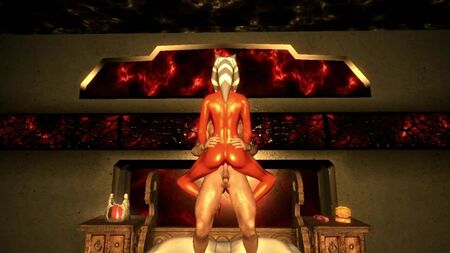 Star Wars Ahsoka Tano porno: sevimli sürtük