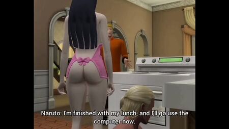 Hinata Hyuuga (Uzumaki) x Dördüncü Raikage Ay - Hinata, Naruto'ya ihanet eder; netorare; 3D hentai porno; (1/8. bölüm) [Naruto | Boruto]