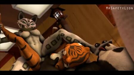 MrSafety'den Kung Fu Panda Usta Tigress Porno Parodisi