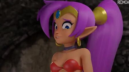 3D Oyun Porno Hentai Sikiş Seks Shantae modeli Ayakla Sikiş