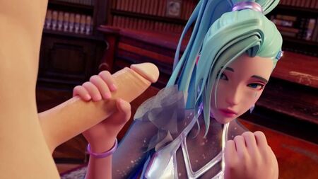 Seraphine KDA 3D porno
