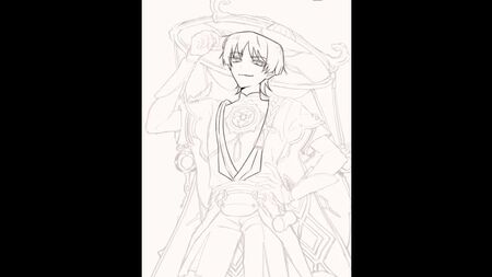 【Hızlı Çizim IbisPaintX】Scaramouche [] Genshin Impact - bbebbeat