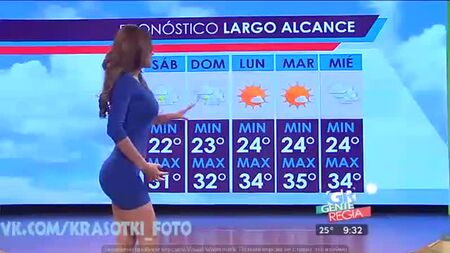 Hava durumu sunucusu Yanet Garcia (porno, seks, erotik, popo, booty, anal, göğüsler, brazzers)
