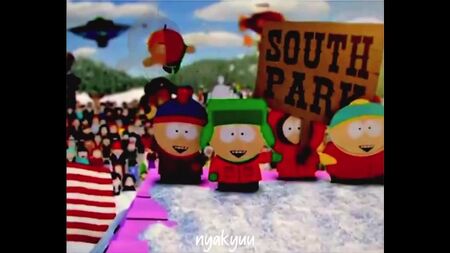 ⟦ South Park karakterleri: Eric Cartman, Kyle Broflovski, Stan Marsh, Kenny McCormick ⟧
