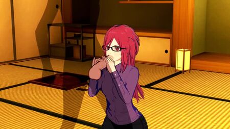 Karin Uzumaki - oral seks; minet; oral seks; derin boğaz; yalama; yüzüne boşalma; vajinal seks; köpek stili; üstte olmak; 3D seks porno hentai; [Naruto]