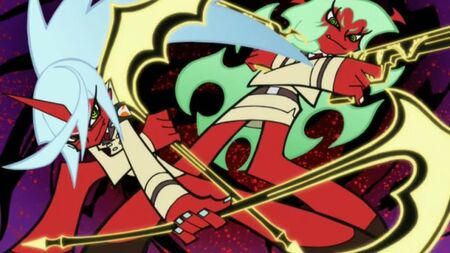 Panty ve Stocking / Şeytan kız kardeşler Scanty ve Kneesocks