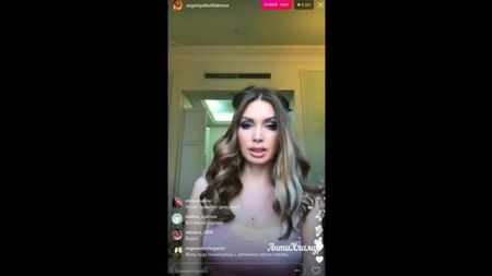 Evgeniya Feofilaktova, 18 Haziran 2017 tarihinde Instagram'da canlı yayında