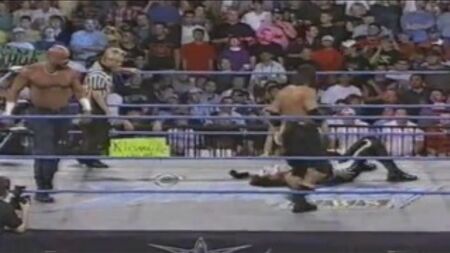 [Güreş Müzesi] WCW Worldwide - Sting, Billy Kidman ve Horace Hogan'ın Torrie Wilson'ın da katıldığı maçı.mp4