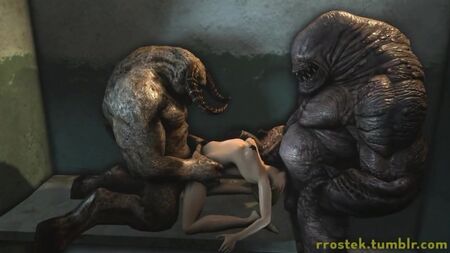 3D canavar porno animasyonu (Far Cry, Left 4 Dead seks)