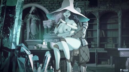 (Sesli) Cadı Ranni'nin anal seks animasyonu [Elden Ring;Porno;Hentai;R34;порно;секс;хентай]