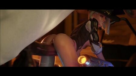 Ashe, Bir At Tarafından Hoverbike Üzerinde Sikişiyor - 3D Porno / 3Dポルノ