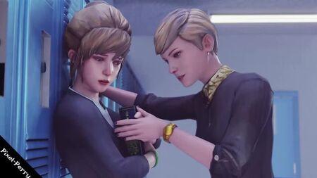 Futanari, futa pornosu, Kate, Life is Strange, Pixel-Perry, Victoria Chase, animasyon, Blender, ses, webm