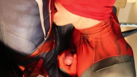 Deadpool ve Örümcek Adam XXX eşcinsel porno